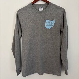 Alpha Xi Delta | Grey Long Sleeve T-Shirt | Size S